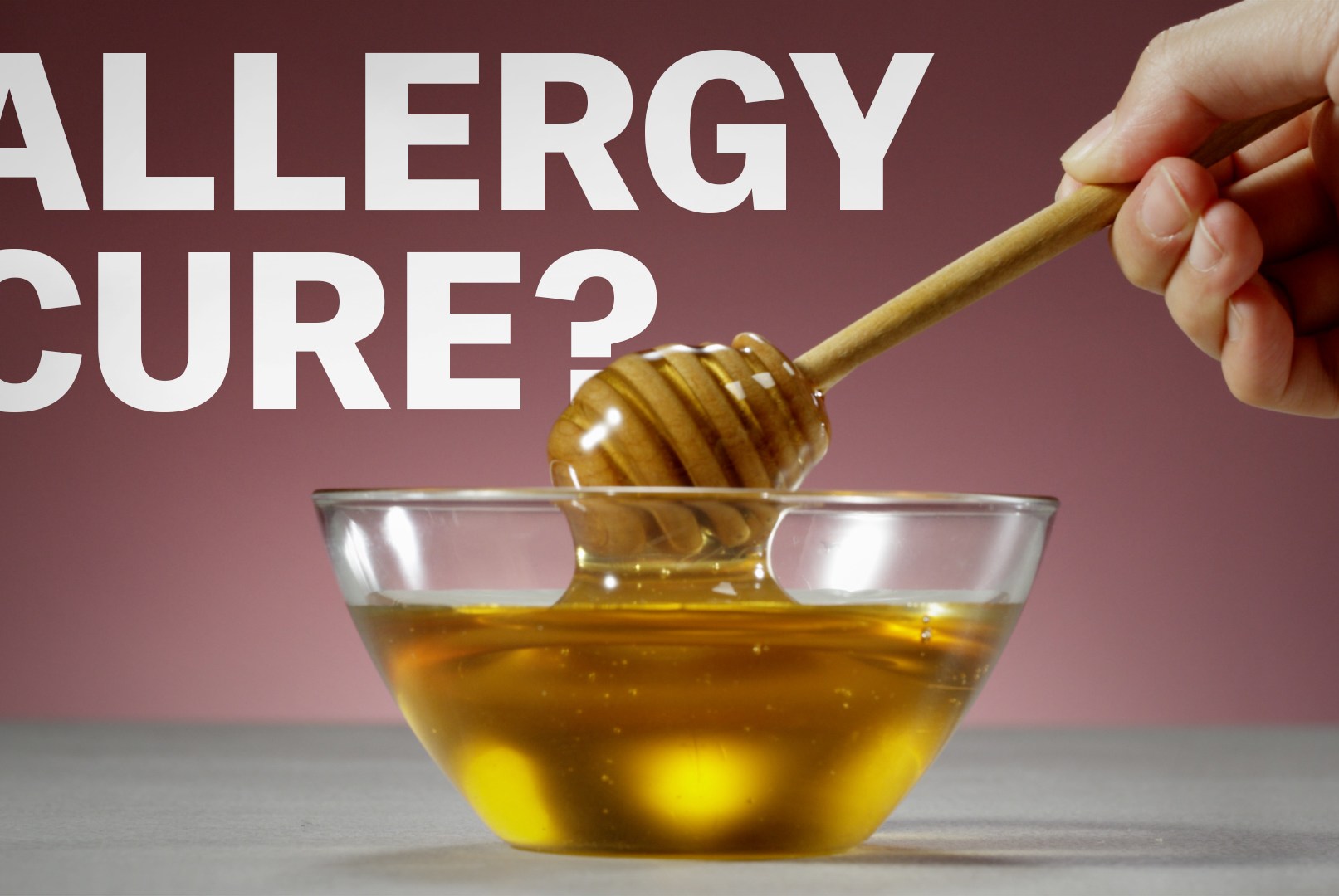 No, honey can’t cure your allergies